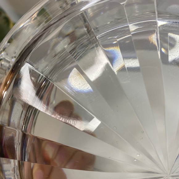 Waterford 7" Round Bowl- Bow Tie  Design - Picture 6 of 8